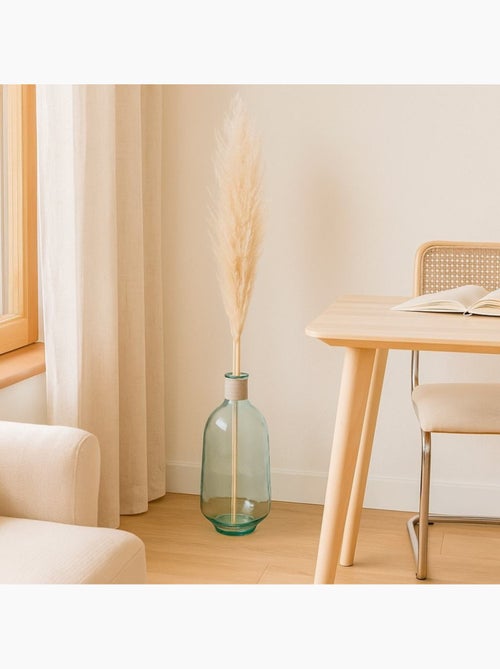 Vase dame jeanne en verre avec corde 60cm - Kiabi