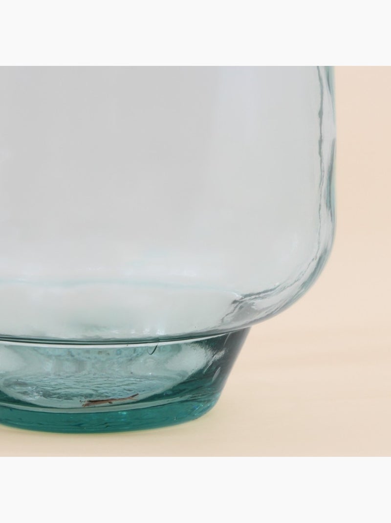 Vase dame jeanne en verre avec corde, H60cm Transparent - Kiabi