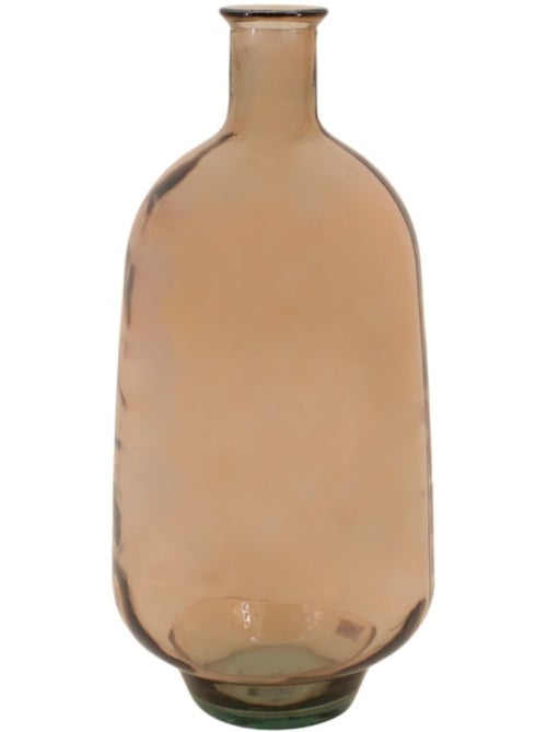 Vase dame jeanne en verre marron 60cm - Kiabi