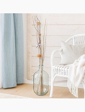 Vase dame jeanne en verre recyclé 60cm