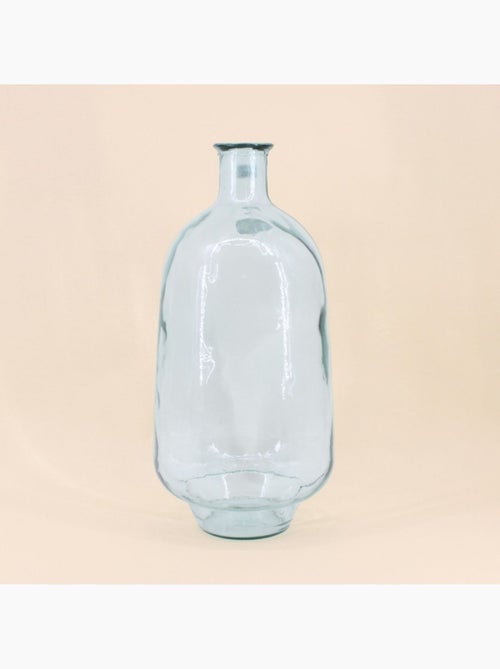 Vase dame jeanne en verre recyclé 60cm - Kiabi
