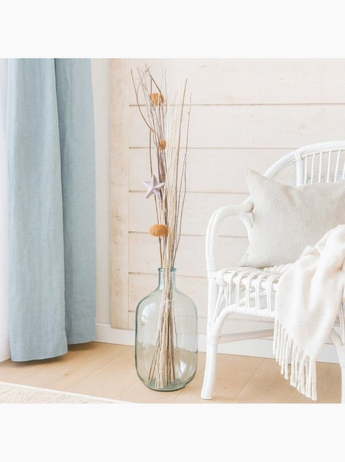 Vase dame jeanne en verre recyclé 60cm - Kiabi