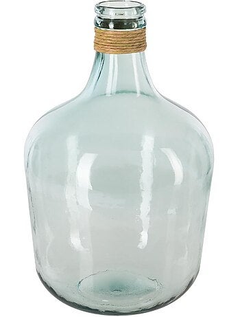 Vase dame jeanne en verre recyclé