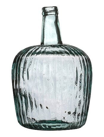 Vase dame Jeanne verre recyclé 8L D24