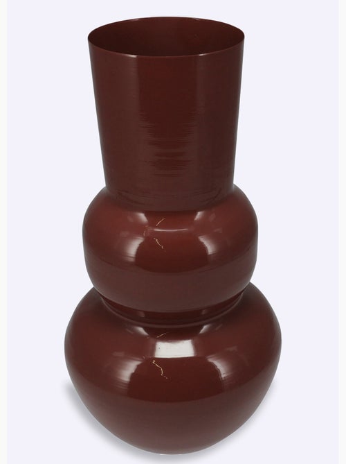 Vase déco arrondi en métal brillant - Afibel - Kiabi
