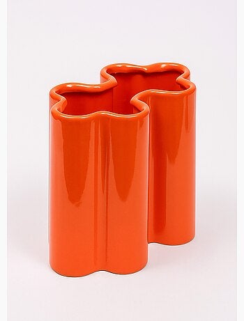 Vase déco en céramique, forme puzzle - AFIBEL