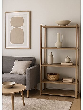 Vase déco en métal, forme épurée - Afibel