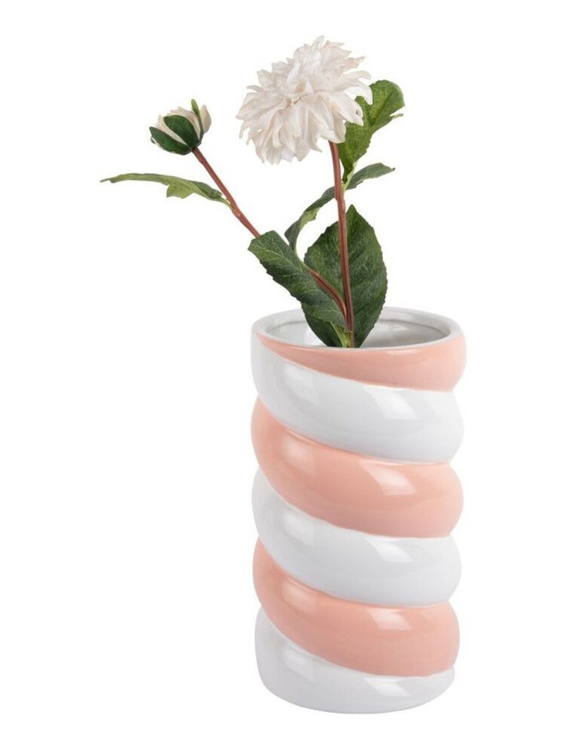 Vase décoratif en céramique design effet marshmallow CUSHIA Rose - Kiabi
