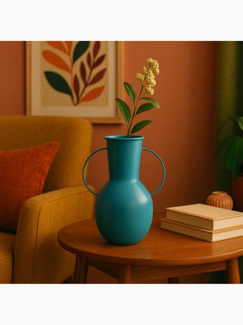 Vase décoratif stylisé avec anses - AFIBEL - Kiabi