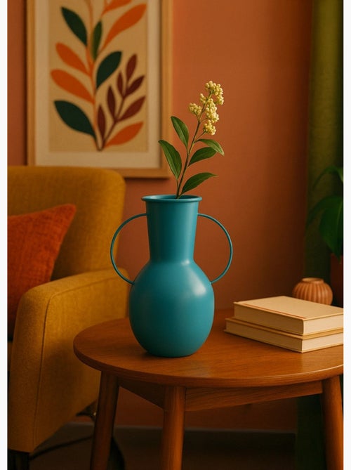 Vase décoratif stylisé avec anses - AFIBEL - Kiabi
