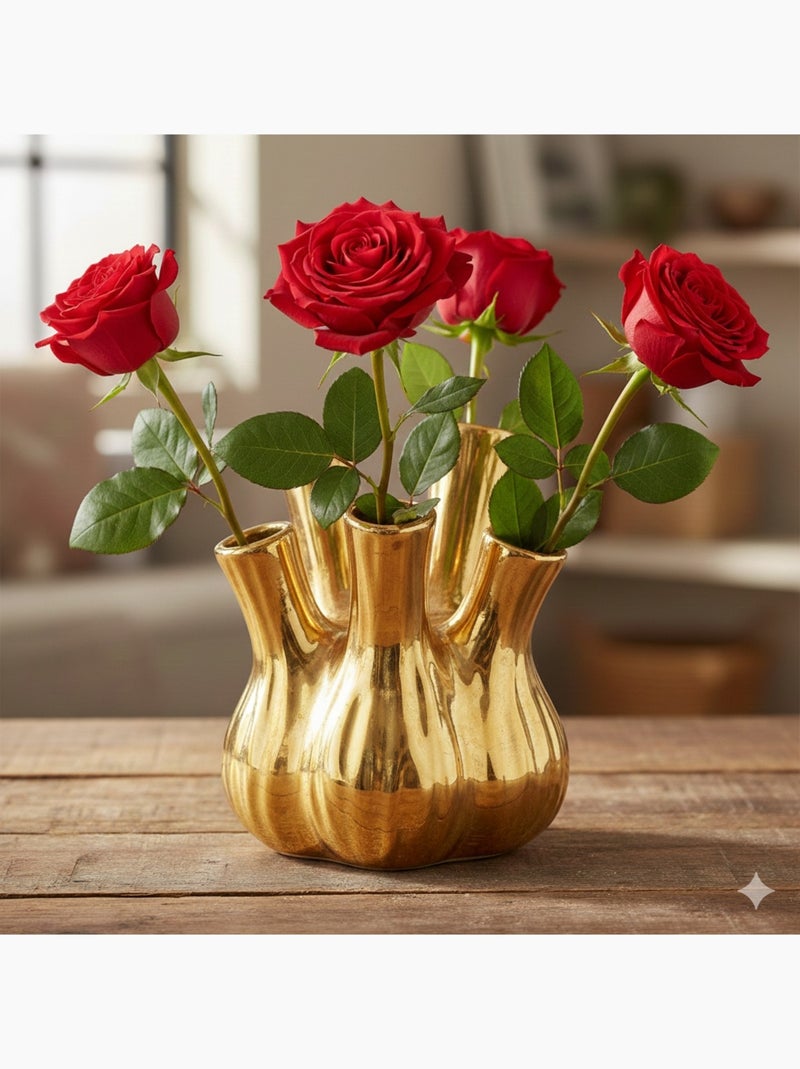 Vase design Ail Doré - Kiabi
