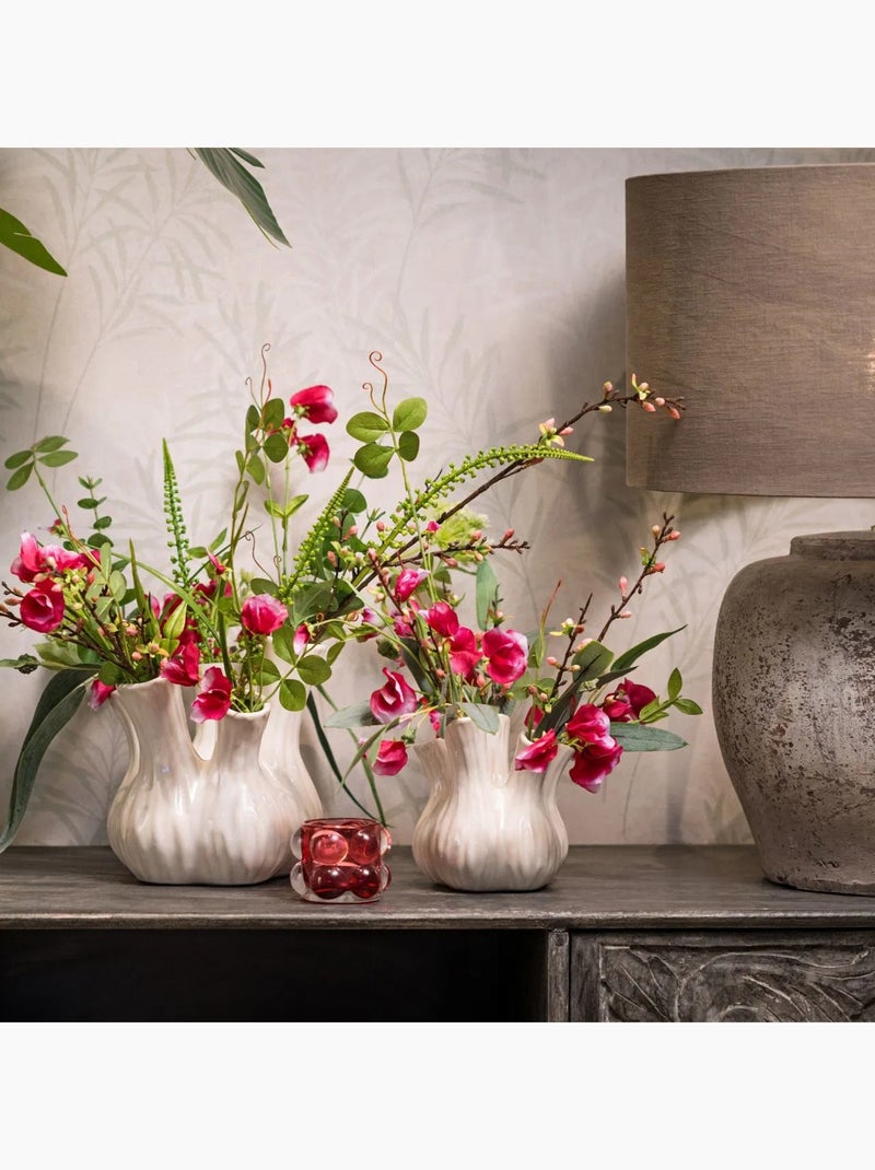 Vase design Ail moderne Blanc - Kiabi