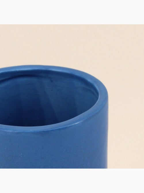 Vase design bleu 20cm - Kiabi