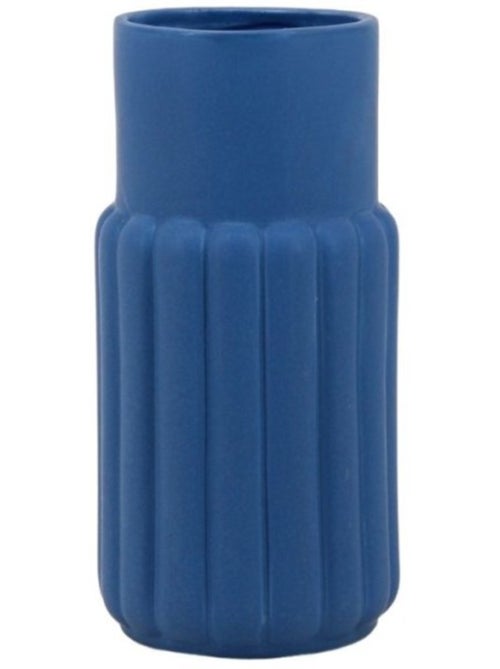 Vase design bleu 20cm - Kiabi