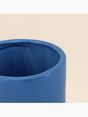 Vase design bleu , H20cm