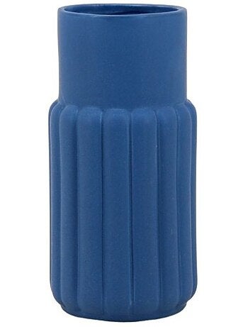 Vase design bleu , H20cm