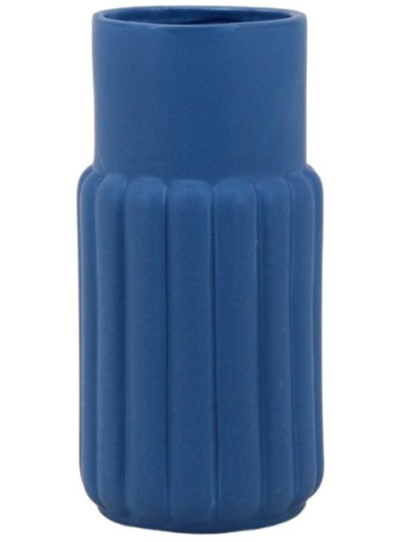 Vase design bleu , H20cm Bleu - Kiabi