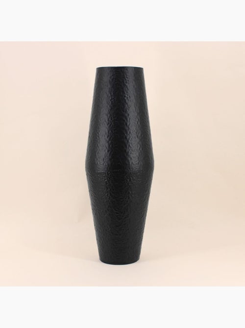 Vase design en métal martelé noir 65cm - Kiabi