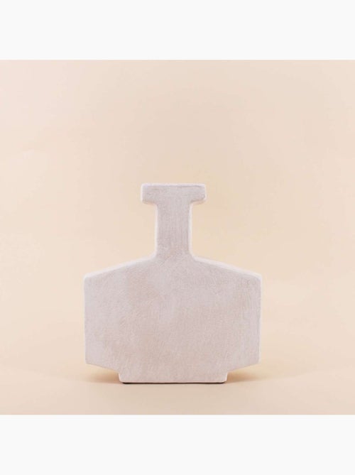 Vase design flacon en grès 30cm - Kiabi