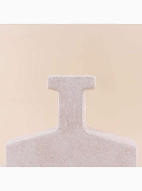 Vase design flacon en grès 30cm - Kiabi