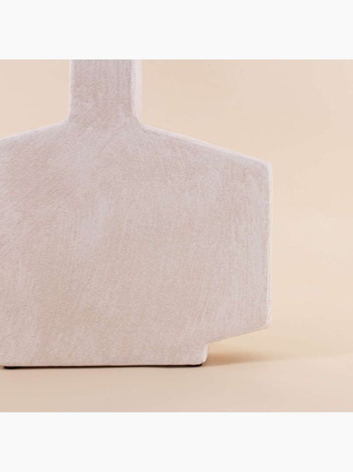Vase design flacon en grès 30cm - Kiabi