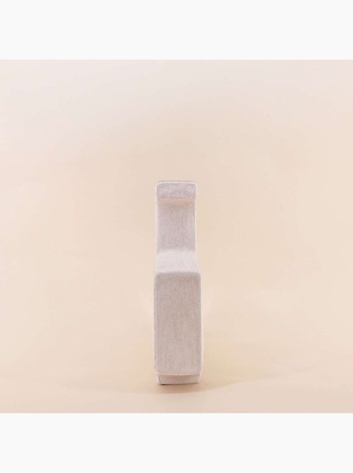 Vase design flacon en grès 30cm - Kiabi
