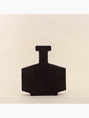 Vase design flacon en grès, H30cm