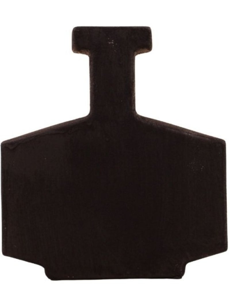 Vase design flacon en grès, H30cm Noir - Kiabi