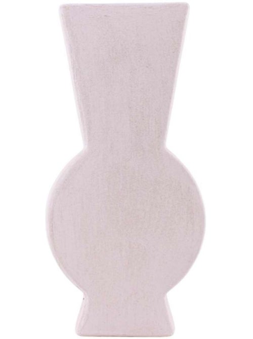 Vase design géométrique en grès 38cm - Kiabi