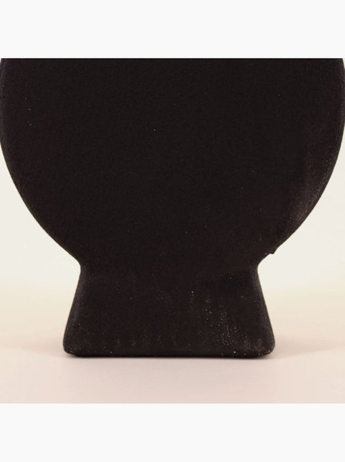 Vase design géométrique en grès 38cm - Kiabi