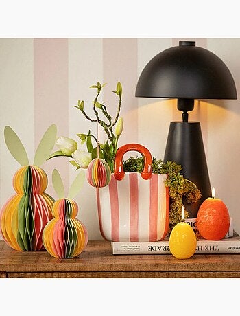 Vase design sac a main en ceramique