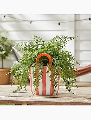 Vase design sac a main en ceramique