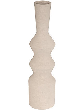 Vase design sculptural en dolomite EZIA