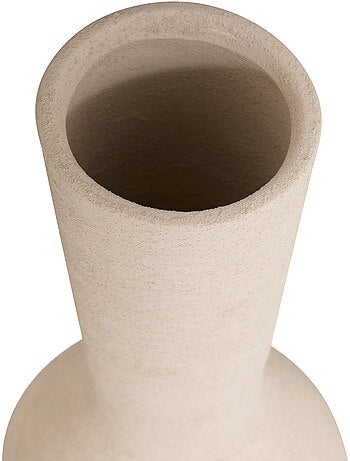 Vase design sculptural en dolomite EZIA