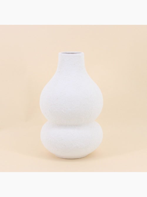 Vase design texturé en céramique, H31cm - Kiabi Vase design texturé en céramique, H31cm - Kiabi