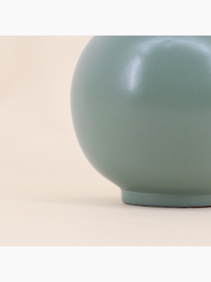 Vase double anses 29cm Vert - Kiabi