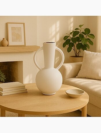 Vase double anses, H29cm