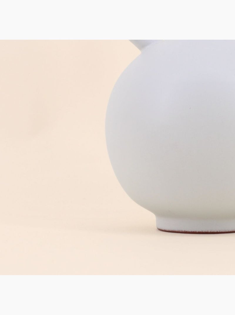 Vase double anses, H29cm Blanc - Kiabi