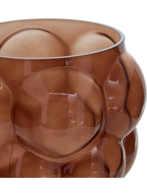 Vase Edia marron H25cm - Kiabi Vase Edia marron H25cm - Kiabi