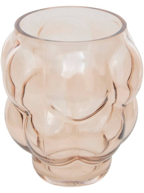 Vase Edia rose clair H18,5cm - Kiabi