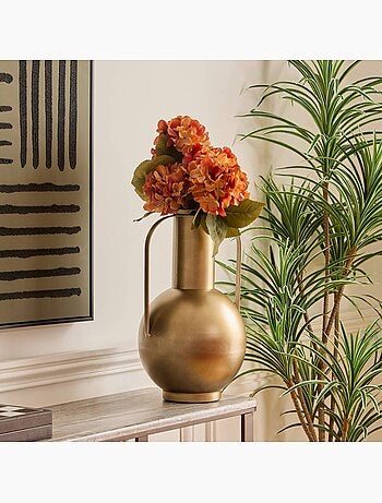 Vase en acier barrel