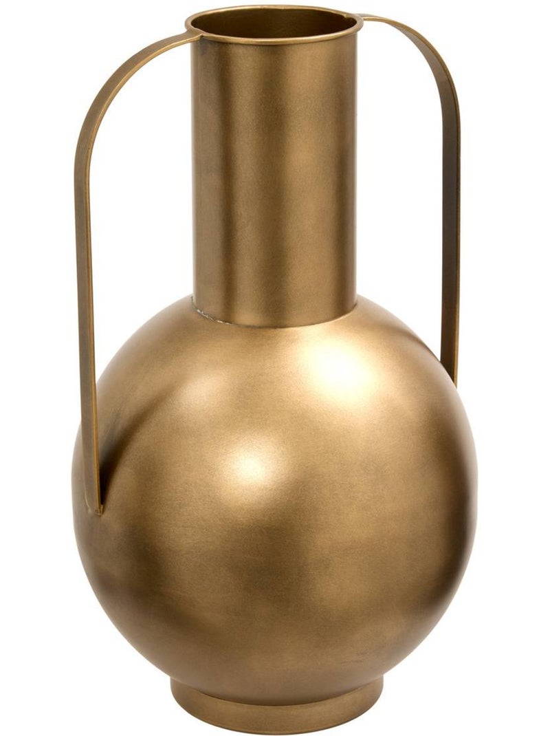 Vase en acier barrel Doré - Kiabi