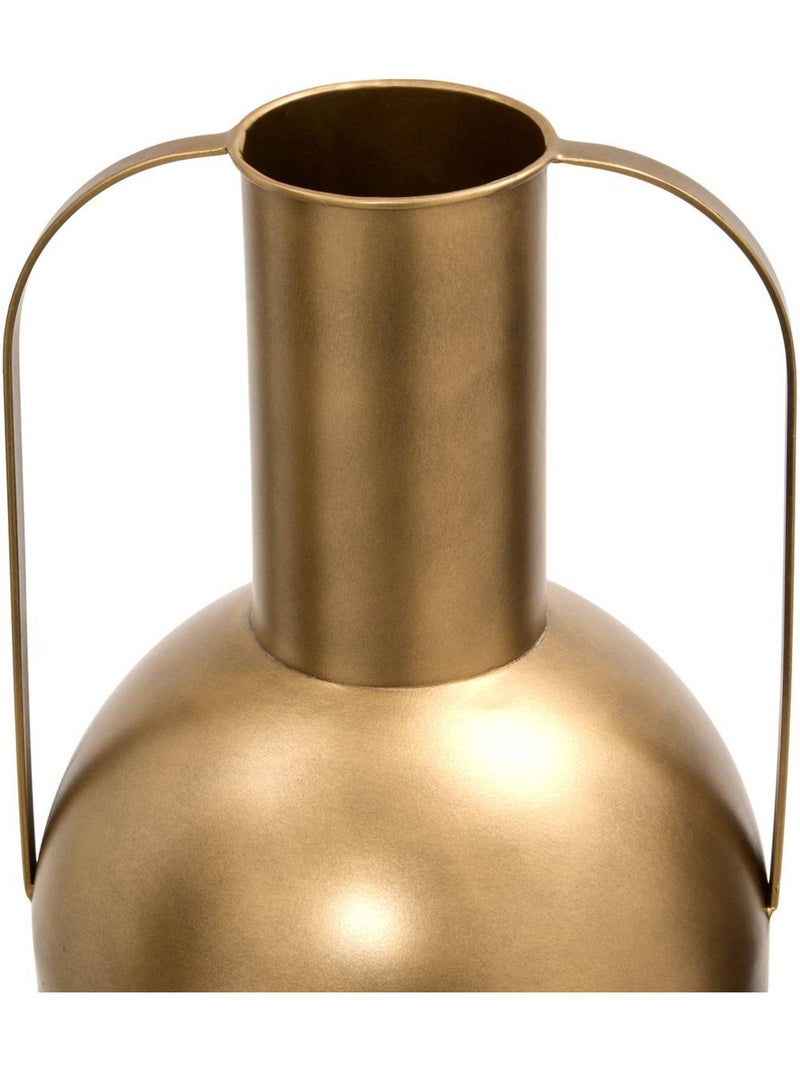 Vase en acier barrel Doré - Kiabi