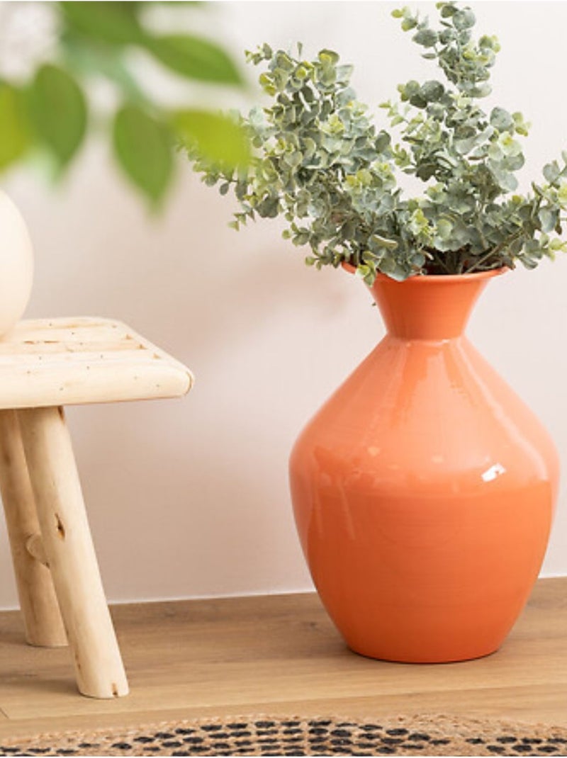 Vase en acier KONI Marron - Kiabi
