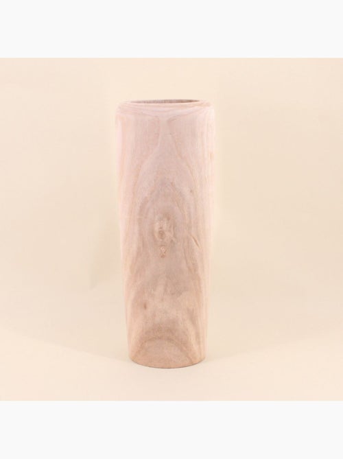 Vase en bois brut 48cm - Kiabi