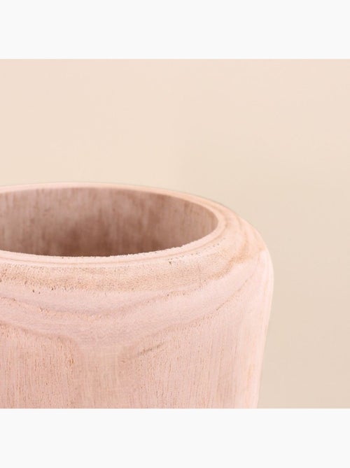 Vase en bois brut 48cm - Kiabi