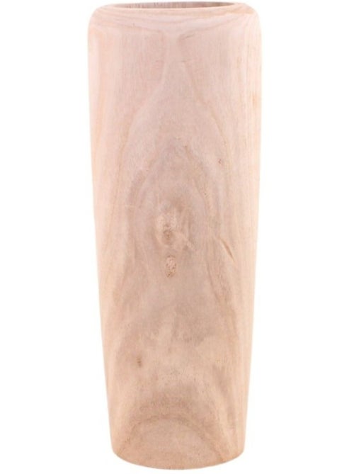 Vase en bois brut 48cm - Kiabi