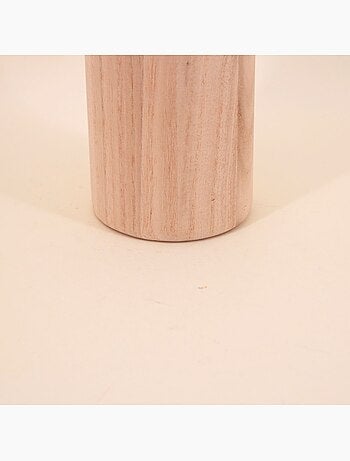 Vase en bois col étroit, forme gélule - AFIBEL