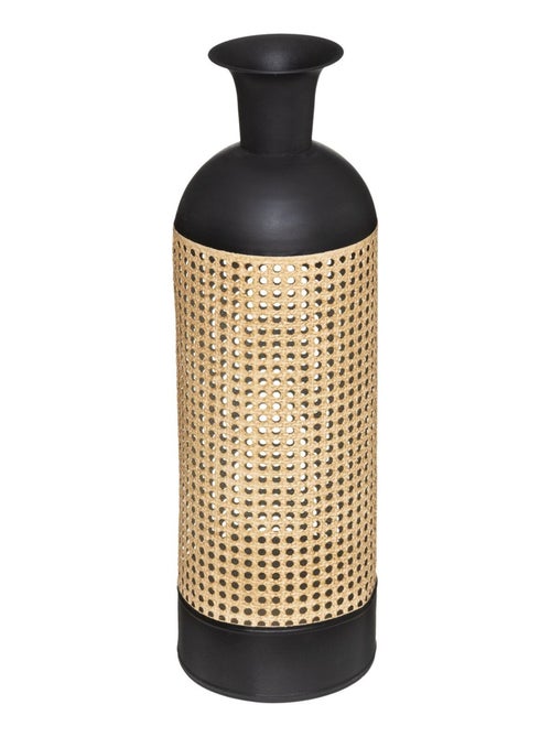 Vase en cannage et métal HOURIA - Kiabi Vase en cannage et métal HOURIA - Kiabi
