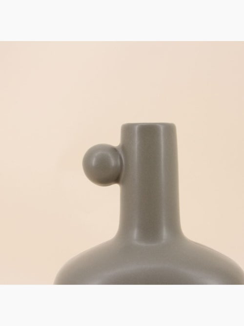 Vase en céramique avec perle 18cm - Kiabi